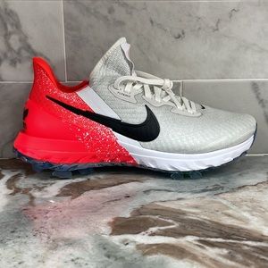 Nike Air Zoom Infinity Tour Flyknit Waterproof Golf Shoes Mens 8 Infrared NEW